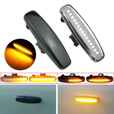 LED Dynamic Side Marker Light For Infiniti QX50 QX60 QX70 EX25 EX35 Nissan Fuga - Image 1 of 2