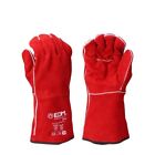 Work Gloves Edm Welders Red Cotton Suede Kevlar (Size: 10) NUEVO