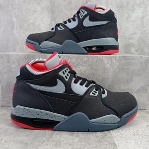 Nike Air Flight 89 GS Jugend Sneaker Gr. UK 5,5 schwarz grau rot HF0406 015 - Bild 1 von 20