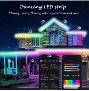 Smart RGBIC LED Fairy Lights - USB Powered, App&Controlled Christmas Fairy Light - Picture 1 of 16