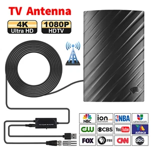 5600 Miles Digital TV Antenna 1080P 4K Waterproof HDTV Amplified Outdoor Indoor - Picture 1 of 12
