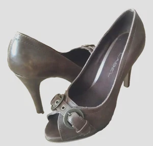 C Label Kara Women's Sz 6 Peep Toe High Heels - Picture 1 of 4