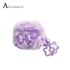 1X Plush Earphone Protective Cover For Airpods 1/2/3/Pro/Pro2 Pink/Purple I6j9