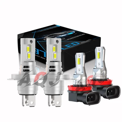 For Suzuki Swift 2007-2019 White LED Headlight Hi/Lo+Fog Lights Bulbs Combo 4x - Image 1 of 4