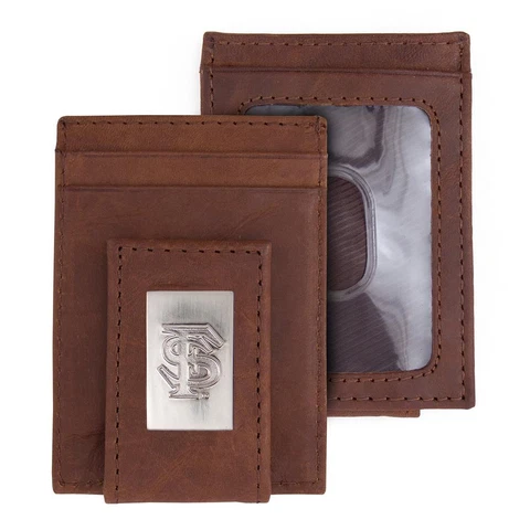 FSU Florida State University Wallet Front Pocket Leather Wallet Cover