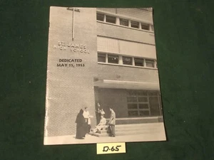 ST JAMES CATHOLIC High School Dedication Booklet Bay City, Michigan ~#D-65 - Imagen 1 de 7