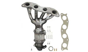 Catalytic Converter with Integrated Exhaust Manifold fits 2003 Civic 1.3L-L4 - Foto 1 di 1