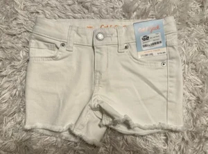Cat & jack Girl Shorts jeans Ultimate stretch White Size XS(4/5) - Picture 1 of 7