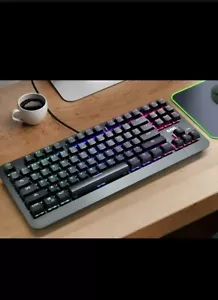 Onn Mechanical Gaming Keyboard -USB Compact |Tenkeyless (TKL) Design Brand New - Picture 1 of 3
