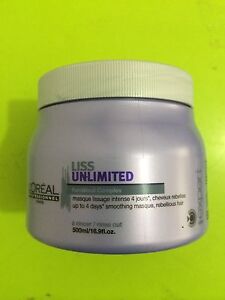 L'Oreal LISS UNLTIMED Keratinoil Complex up to 4 days smoothing masque 500ml