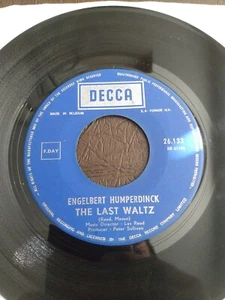 ENGELBERT HUMPERDINCK 45 EP 7" LAST WALTZ DECCA BELGIUM IMPORT DR 41113 EX - Picture 1 of 3