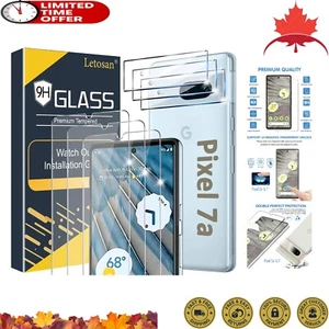 Coque Friendly Verre Trempé Protecteur d'écran pour Google Pixel 7a - Pack de 6 - Photo 1 sur 9