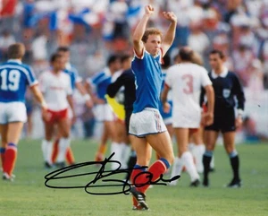Football - Jean-Pierre Papin - Hand Signed 8x10 Photograph - France COA - Picture 1 of 1