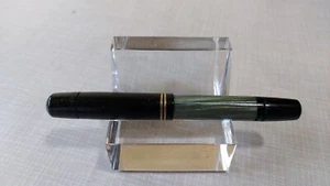 ✒Vintage Pelikan 100N Günther Wagner marmoriert grün Füllfederhalter selten DF Neu im Karton LESEN - Bild 1 von 18