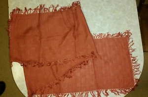 HONIG ROST SCHAL MIT QUASTEN 65X12 100% VISKOSE - Bild 1 von 1