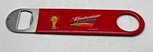 BUDWEISER 2010 WORLD CUP BOTTLE OPENER / BAR BLADE - PUB HOME BAR LAGER BEER - Picture 1 of 2