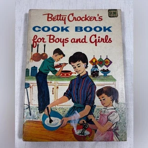 Betty Crocker’s Cook Book for Boys and Girls 1957 1st Ed 7th Print Spiral - Imagen 1 de 9