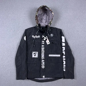 A Bathing Ape Jacket Mens Medium TTNT Carnival Camo Zip Hood Windbreaker - Picture 1 of 14