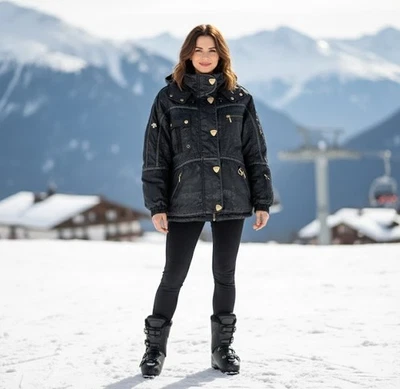 DESCENTE Vintage AUTHENTIC women's chic sporty monogram jacket - Image 1 of 4