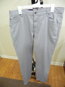 JOHNNIE-O MAN PANTS 5 POCKES TERRY QUARRY/GREY NEW WITH TAGS $178 SIXE 36/34 - Picture 1 of 5