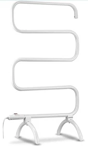 Towel Warmer and Drying Rack, Heated Towel Rack, Wall Mount & Free Standing 120W - Picture 1 of 4