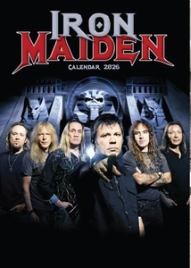 Iron Maiden 2026 Calendar 2026 A3 (297 X 420 mm)  Full Colour Free UK P&P - Picture 1 of 3