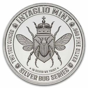 2 oz UHR Silbermedaille - Der Silberkäfer: Kugelameise - Bild 1 von 2