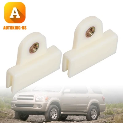 Clips de canal de vidrio para puerta de ventana de 2 piezas para Toyota Tundra Sequoia Camry Sienna Foto 1 de 4