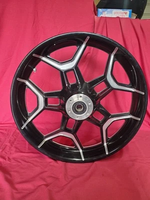 Indian Precision Front Wheel Contrast Cut 19x3.5 Nick On Rim - Image 1 of 4