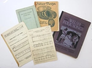 Música de colección lengua galesa Gales canciones folclóricas Moliant Plentyn Lloyd Williams - Imagen 1 de 14