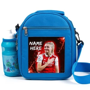 Leah Williamson Football Lunch Bag Arsenal Womens Personalised School Gift NL71 - Picture 1 of 10
