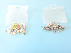 Lot of 2 Broken Bracelet Easter Valentine's Day Jewelry Craft Repair Vintage - Picture 1 of 8