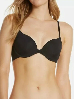 Sujetador Camiseta On Gossamer Mujer Negro Elegante Micro Con Aros Talla 34C E2240 Foto 1 de 3