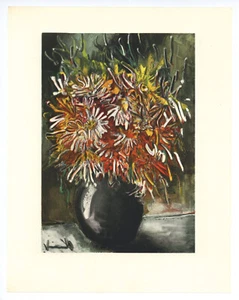Maurice Vlaminck "China Asters" lithograph by Mourlot - Picture 1 of 1