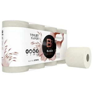 Toilettenpapier BlackSatino GreenGrow 3-lg. 250 Blatt 40 Rol.  Miscanthus 079870 - Bild 1 von 4