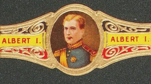 175AtN-VITOLA Antigua-Old Cigar Band ALBERT I - Picture 1 of 3