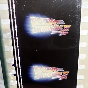 1990 BACK TO THE FUTURE PART III Original Comedy 5mm Movie Film Title Frame Cell - Picture 1 of 10