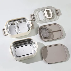 Double Layer Functional Food Container Insulated Lunch For Adults And Kids - Picture 1 of 9