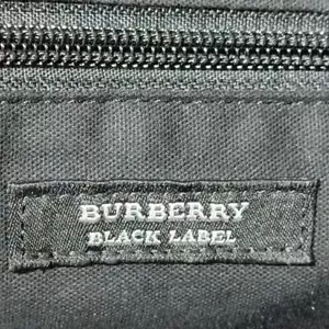 Burberry Black Label 2way Nova Check Schultertasche Schwarz PVC aus Japan - Bild 1 von 16