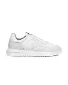 Sneakers Uomo Philippe Model Tropez 2.1 In Camoscio e Tela Bianca cod. TYLU WT09 - Foto 1 di 6