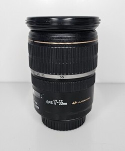 Canon EF-S Zoom 17-55mm UltraSonic f/2.8 IS USM Lens w/Back Lens Cap 