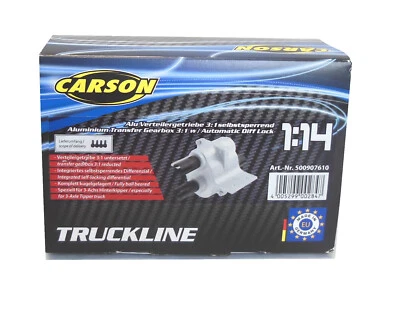 Carson Modellbau 1:14 Verteilergetriebe 3:1 Kipper 6x6 NEU - Bild 1 von 3