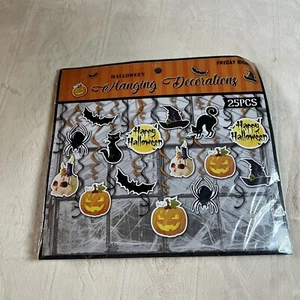 Halloween Hanging Decorations - 25 Pieces - New In Packaging - Picture 1 of 2