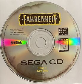 Fahrenheit (Sega 32X, CD, 1995) DISC 1 ONLY!!! | INV# M227