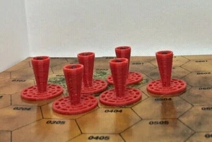 Battletech - Objective Markers Numbered 1-6 - Picture 1 of 5