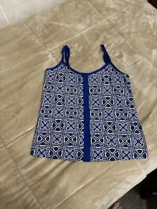 Inc. International Concepts Small w/Geometric Print w/Adjustable Straps Top - Picture 1 of 3