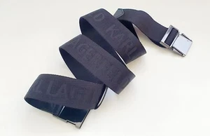 Karl LAGERFELD x Carine LOGO BELT Canvas Gürtel Damen Herren Unisex - Bild 1 von 7
