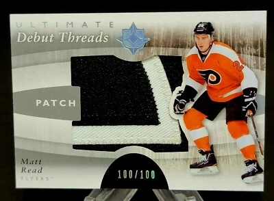 2011-12 Ultimate Collection Debut Threads Patches #DT-MR Matt Read 100/100 - Image 1 of 2