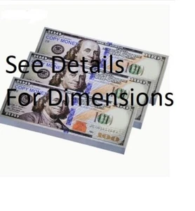 Learning Advantage $100 Bills See Size in Details Great child teaching tool 25PC - Picture 1 of 1