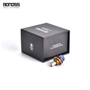 BONOSS Titanium 14x1.5 Magnetic Oil Drain for Mitsubishi Lancer EVO and More - Picture 1 of 6
